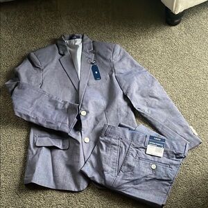 IZOD Boys 14 Blue Blazer and Pants Set NWT